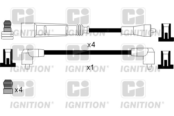 QUINTON HAZELL Комплект проводов зажигания XC1063